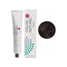 Color Naturel Kalıcı Saç Boyası 100 Ml 4.0 Koyu Kahve