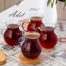 Porsima Lm-0035 Ehli Keyf 4 Parça Çay Seti Kulplu Bardak Takımı Çok Renkli Porsima Lm-0035 Ehli Keyf 4 Parça Çay Seti Kulplu Bardak Takımı Çok Renkli