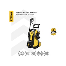 Rtrmax RTM712 Yüksek Basınçlı Yıkama 2100 W 165 Bar