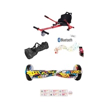 Citymate Elektrikli Kaykay Hoverboard Akıllı Denge 6.5 Inch + Hoverkart + Çanta Extrem Paket D01