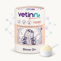 Shine On - Kedi Deri Ve Tüy Sağlığı Destekleyici, Dökülme Karşıtı, Tüy Parlaklığı, Kolay Taranan Tüyler, Toz Form, 150 Gram