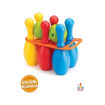 Evde Bowling Keyfi - 6 Lobut Ve 2 Bowling Toplu Oyun Seti
