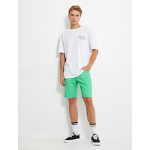 Koton 5 Cep Gabardin Şort Yeşil 2sam40182hw Yeşil