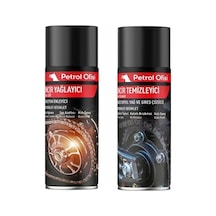 Petrol Ofisi Motosiklet Zincir Yağı Ve Temizleme Sprey Seti