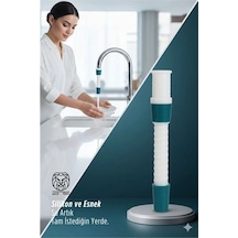 Mey İthalat Silikon Esnek Musluk Uzatıcı 14.5 Cm Lavabo Ve Mutfak Batarya Başlığı