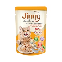 Ton Balığı Ve Gravy'li Somonlu Kedi Yaş Maması