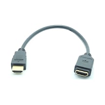 Hdmi Erkek Hdmi Dişi 20Cm Uzatma Kablo