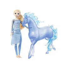 Mattel Karlar Ülkesi Elsa Ve Güzel Atı Nokk Karlar Ülkesi Oyuncakları, Elsa Bebek Ve Su Nokk'u Figürü Hlw58