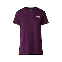 The North Face W S/s Sımple Dome Slım Tee Kadın T-shirt Nf0a87nhv6v1 Mor