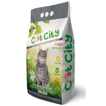 Cat City Doğal Aktif Karbonlu Topaklaşan Bentonit Kedi Kumu 10 L