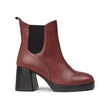 Deery Kadın Hakiki Deri Bordo Günlük Bot - A2835zbrdc01 Bordo