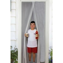 Pratik Manyetik Mıknatıslı Beyaz Kapı Sinekliği Tülü 90 X 210 Cm Tül