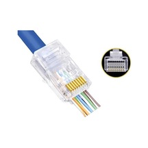 Elitstore Rj45 Konnektör Yeni Nesil Açık Uçlu 100 Lü Paket