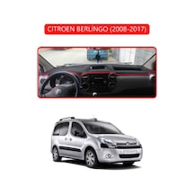 Cıtroen Berlingo 2008-2017torpido Koruma Halısı Kırmızı Kenar