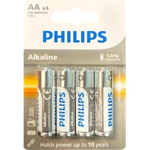 Philips Alkalin Aa Kalem Pil 1.5v 4lü Blister Paket Lr6a4b