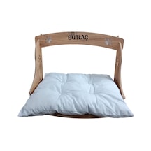 Realwood Özel İsimli Ahşap Askılı Radyatör Kedi Yatağı 56 CM