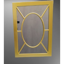 Ayna-Dresuar Motifli Model Parlak Gold Renk Kayın Torna Kutu Içi(486070600) Altın