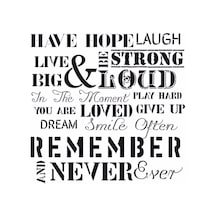 Home Decor Stencıl Hd-57 45X45