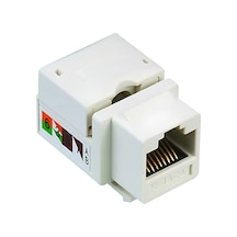 Mn6 Mn90d Cat6 Utp Rj45 90 Keystone Jack 8p8c Şase Ethernet Ağ Prizi Modülü 250 Mhz-10 Adet