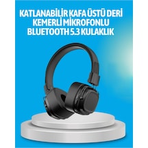 Deep Bass Destekli Kablosuz Katlanabilir Kulak Üstü Kulaklık -