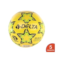 Delta Futbol Topu Makine Dikişli Futbol Topu Makine Dikişli Futbol Topu Stapler-5-sarı Sarı Sarı