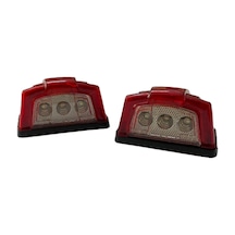 Kırmızı Plaka Lambası 12v-24v İle Çalışır -322-
