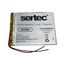 Sertec 357090 3.7v 2500 Mah Li-polymer Pil Devreli/1.5a Evimdeyokyok