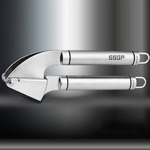 Novahub Gıda Sınıfı 304 Paslanmaz Çelik Sarımsak Dilimleyici Gri