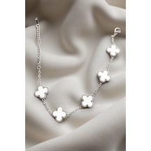 Taşlı Royal Pearl Petal Model Erkek Çelik Bileklik Diğer