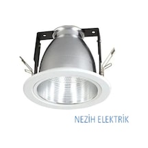 DOWNLIGHT CAMSIZ BEYAZ 4 INÇ ARMATÜR Beyaz