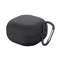 Lexroo Galaxy Buds 4 Kılıf Askı Aparatlı Mat Silikon Siyah