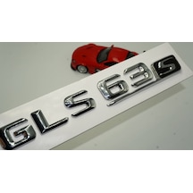 Benz GLS 63S Bagaj Krom Metal 3M 3D Yazı Logo