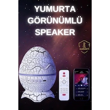 Hubrendy Tekno Dinozor Speaker Renk Değiştirme Projeksiyon Modu Bluetooth Hoparlör Gece Lambası