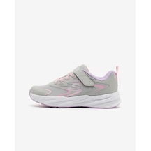 Skechers Mıcrospec Tread Büyük Kız Çocuk Açık Gri/çok Renkli Spor Ayakkabı 303882l Lgmt