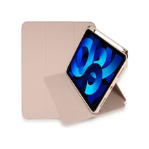 Newface Apple iPad Uyumlu  Pro 11 2021 Kılıf Starling 360 Kalemlikli Tablet Kılıf - Rose Gold Tablet Kılıfı