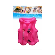 Çocuklar İçin Pembe Renk Abc Desen 7x11 Yaş 20x45 Kg Şişme Yelek Pembe