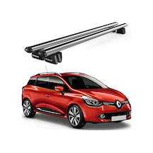 Pençe Renault Clio Iv Sportour 2012-2019 Uyumlu Gri Ara Atkı Port Bagaj Tavan Barı