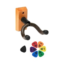 Lastvoice Gds-555s-pak Ahşap Gitar Duvar Standı Askısı Aksesuar Seti