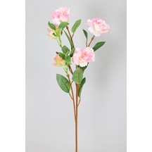 Yapay Çiçek Deposu Yapay Çiçek Tomurcuklu Lisyantus Dalı 70 Cm Pembe