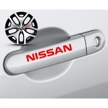 Nissan Kapı Kolu Sport Sticker Yapıştırma 8 Adet