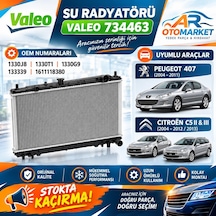 Valeo 734463 Peugeot 407 Su Radyatörü 2004 2011