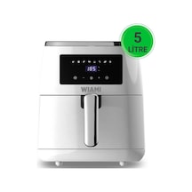 Wiami Airfryer 5 Lt Beyaz Yağsız Fritöz -