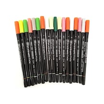 Zig Art&graphic Twin Tut-80 Ve Marvy Brush Kalem Seti-18 Adet Set