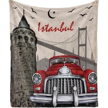 İstanbul Tek Kişilik 1. Kalite 150 Cm 220 Cm. Tv Battaniyesi