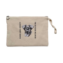 Black Label Society The Blessed Hellride Krem Clutch Astarlı Cüzdan / El Çantası