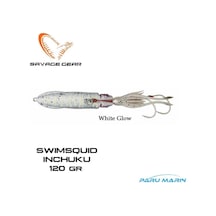 Savage Gear Swimsquid İnchuku 120 Gr. White Glow