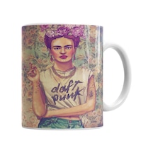 Frida Kahlo Daft Punk Kupa Bardak Porselen Karışık