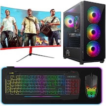 Turbox TX3976 i7-4770 16 GB  512 GB Nvme 4 GB GTX750Ti 27"Free Dos Curved Masaüstü Oyuncu Bilgisayarı