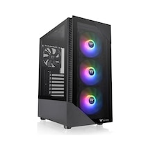 Thermaltake VIEW 200 TG CA-3X3-65M1WE-00 650W 80 + Mid Tower Oyuncu Bilgisayar Kasasıı Siyah