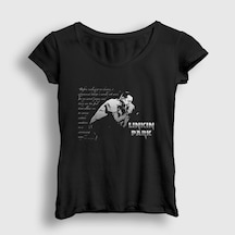 Presmono Kadın Chester Linkin Park T-shirt Siyah